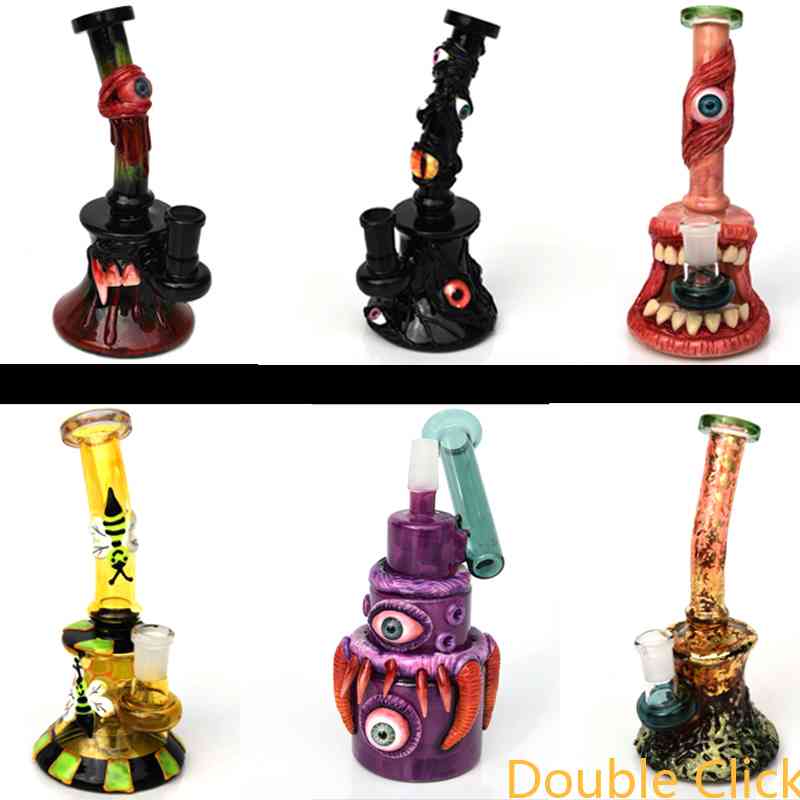 Hookah Glass Bongs 3D Evil Monster Face Design Bong Glass Handmade Character Bongs
Hookah Glass Bongs 3D Evil Monster Face Design Bong Glass Handmade Character Bongs