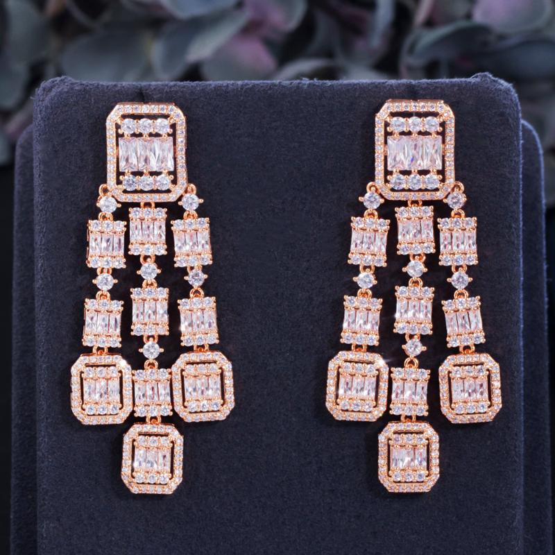 Dangle & Chandelier ThreeGraces Sparkling Cubic Zirconia Gold Color Long Square Tassel Drop Wedding Earrings For Brides Luxury Party Jewelry, Silver
Dangle & Chandelier ThreeGraces Sparkling Cubic Zirconia Gold Color Long Square Tassel Drop Wedding Earrings For Brides Luxury Party Jewelry, Silver