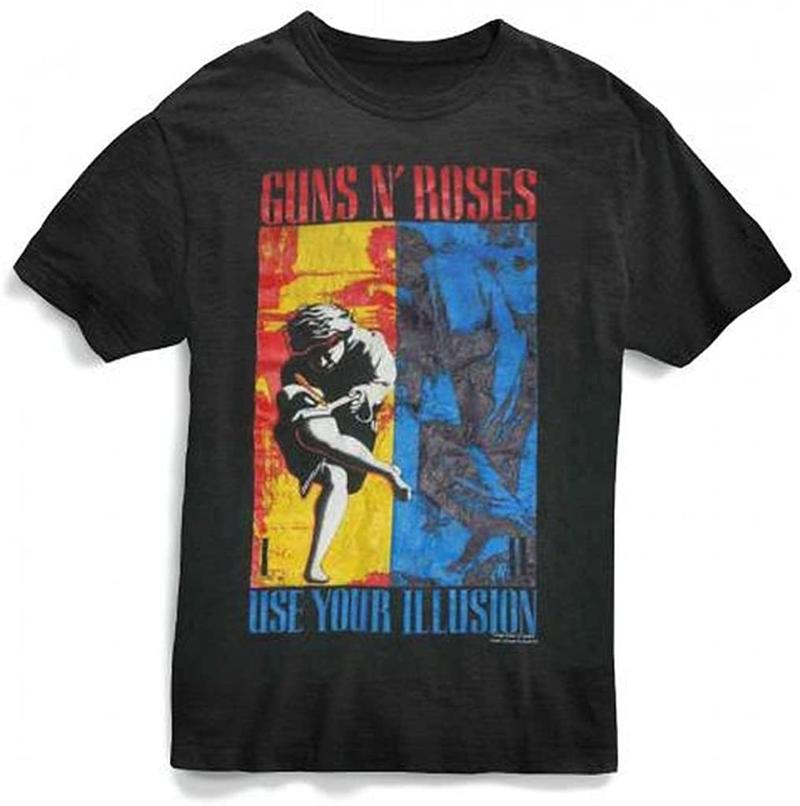 Guns N Roses 1991 Illusion Combo T-Shirt Mens T Shirts Casual Cotton Breathable Funny Shirt Birthday Gift Men's T-Shirts, White;black
Guns N Roses 1991 Illusion Combo T-Shirt Mens T Shirts Casual Cotton Breathable Funny Shirt Birthday Gift Men's T-Shirts, White;black