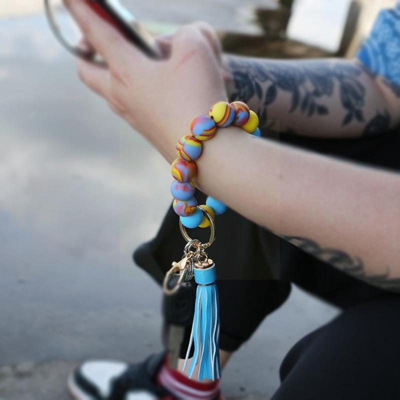 Bangle Natural Wood Eye Charm Bracelet Chain Wristlet Leather Tassel Food Grade Silicone Bead Ring For Women Ch D8t6
Bangle Natural Wood Eye Charm Bracelet Chain Wristlet Leather Tassel Food Grade Silicone Bead Ring For Women Ch D8t6