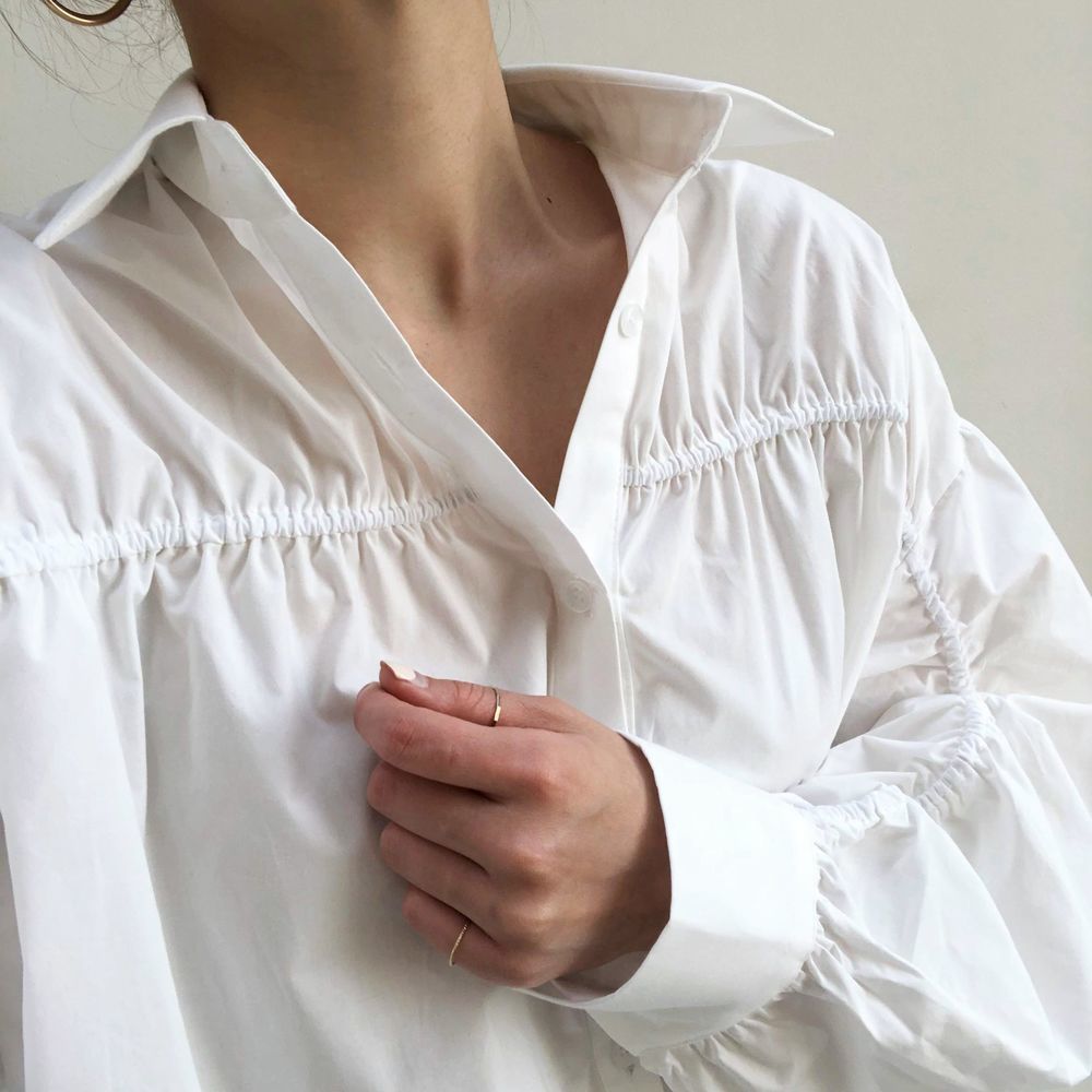 Solid Women Loose Brief Shirts Female High Street Casual Office Lady Korean Chic All Match Stylish Blouses 210421