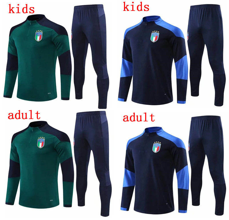 21 22 Adults and kids Italy survetement jacket Training suit soccer tracksuits 2021 Italia tracksuit football jacket tracksuit set
21 22 Adults and kids Italy survetement jacket Training suit soccer tracksuits 2021 Italia tracksuit football jacket tracksuit set