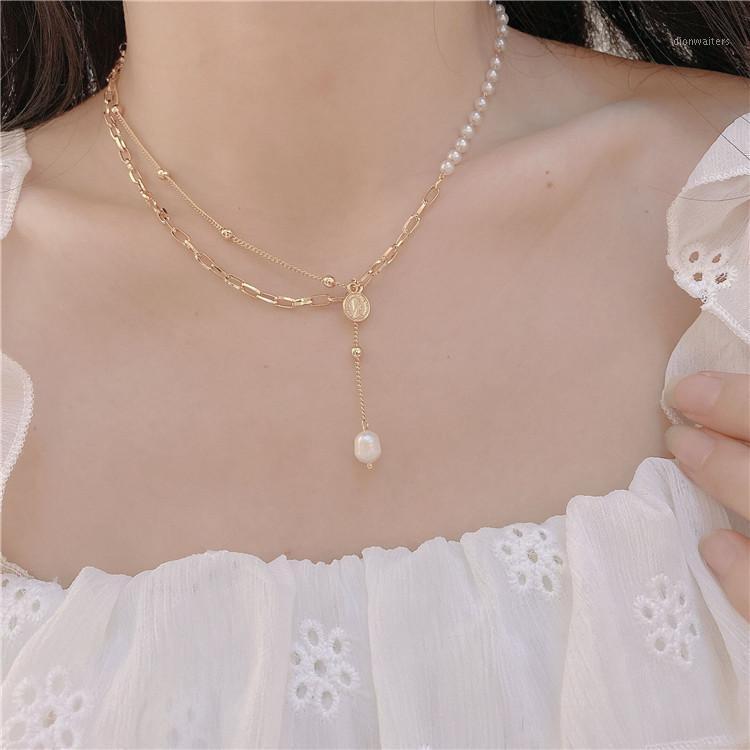 Chains Fashion Cameo Pearl Collarbone Chain For Women's Jewelry Vintage Multilayer Luxury Clavicle Choker Necklace Girl's Party Gift
Chains Fashion Cameo Pearl Collarbone Chain For Women's Jewelry Vintage Multilayer Luxury Clavicle Choker Necklace Girl's Party Gift