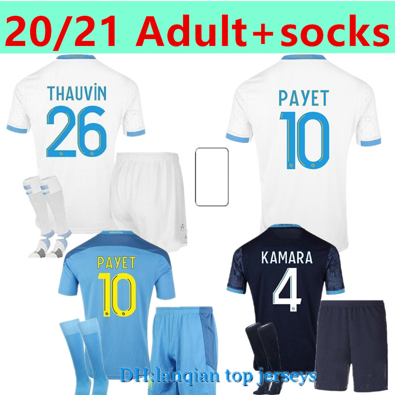 Adult+socks Marseille soccer jersey Olympique De 20 21 OM maillot foot CUISANCE THAUVIN BENEDETTO KAMARA PAYET football shirts 999, Black;yellow
Adult+socks Marseille soccer jersey Olympique De 20 21 OM maillot foot CUISANCE THAUVIN BENEDETTO KAMARA PAYET football shirts 999, Black;yellow