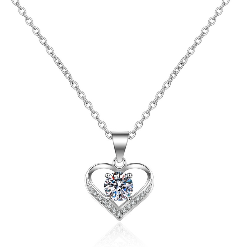 women cubic zircon necklaces Diamond Heart pendant necklace Silver engagement wedding jewelry gift will and sandy
women cubic zircon necklaces Diamond Heart pendant necklace Silver engagement wedding jewelry gift will and sandy