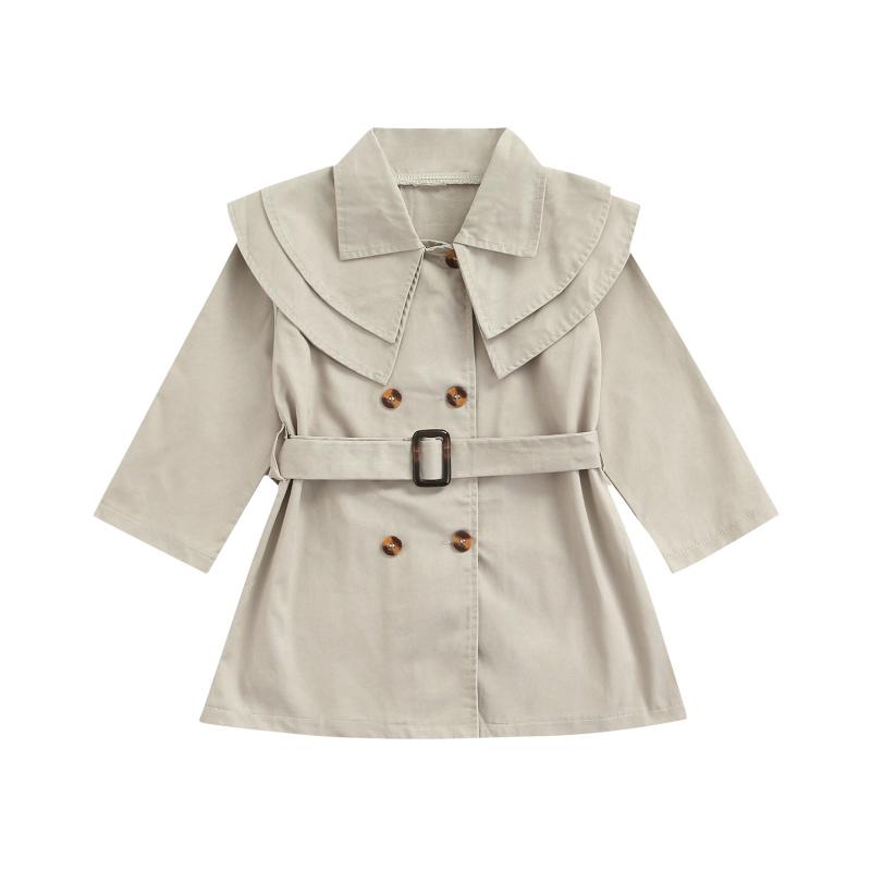 Jackets Little Girl Solid Color Overcoat, Long Sleeve Lapel Collar Buttoned Loose Jacket With Pockets Waistbelt, Kids Clothing 2-7T, Blue;gray
Jackets Little Girl Solid Color Overcoat, Long Sleeve Lapel Collar Buttoned Loose Jacket With Pockets Waistbelt, Kids Clothing 2-7T, Blue;gray