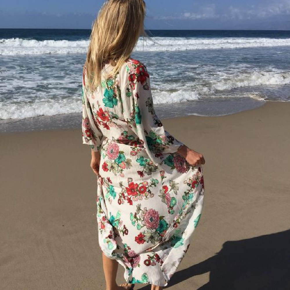 Beach dress Sarongs Cover-up Swimwear Bobe de Plage Pareo Tunics Bathing suit Saida Praia Bikini cover up #Q546 210420