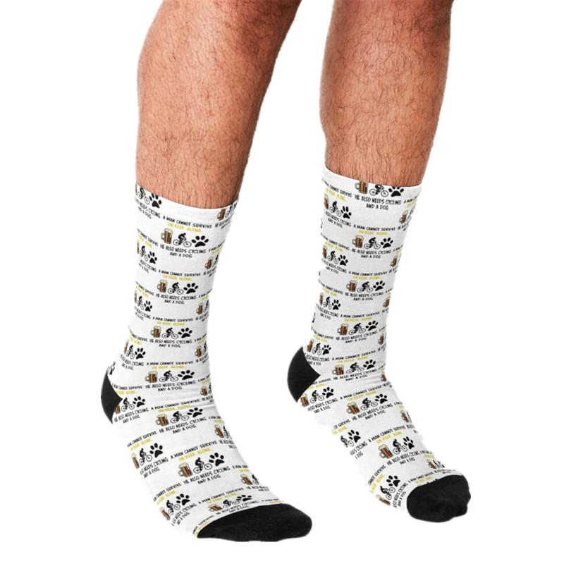 Men's Socks Funny A Man CANNOT SURVIVE CYCLING Printed Hip Hop Men Happy Cute Boys Street Style Crazy For, Black
Men's Socks Funny A Man CANNOT SURVIVE CYCLING Printed Hip Hop Men Happy Cute Boys Street Style Crazy For, Black