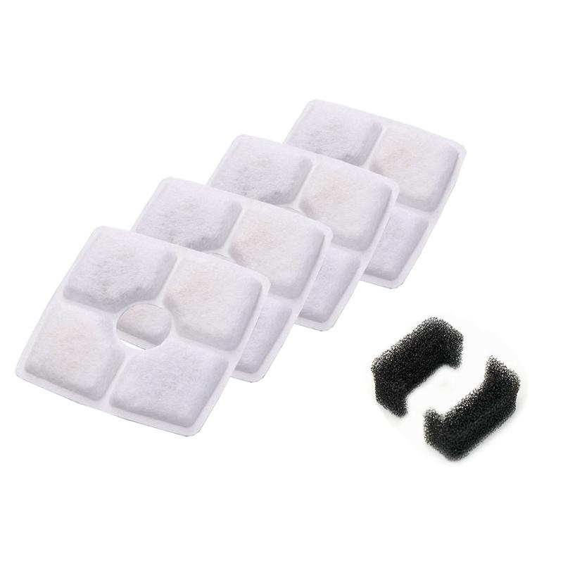 Cat Bowls & Feeders Charcoal Filter 2 Sponge Replacement For Fountain Dog Pets Drink Water Machine Accessories 4PCS Activated Carbon Filters
Cat Bowls & Feeders Charcoal Filter 2 Sponge Replacement For Fountain Dog Pets Drink Water Machine Accessories 4PCS Activated Carbon Filters