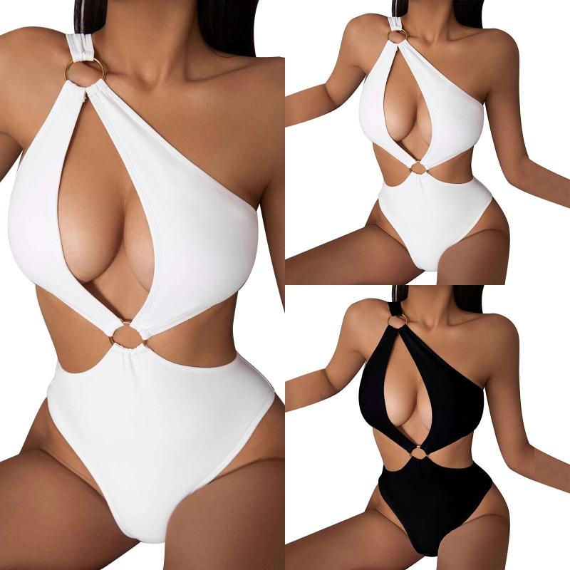 Women's Swimwear One-piece Swimsuit Bikinis Swimsuits Sexy 2022 Push Up Bathing Suits Thong High Cut Bikini Set Summer, White;black
Women's Swimwear One-piece Swimsuit Bikinis Swimsuits Sexy 2022 Push Up Bathing Suits Thong High Cut Bikini Set Summer, White;black