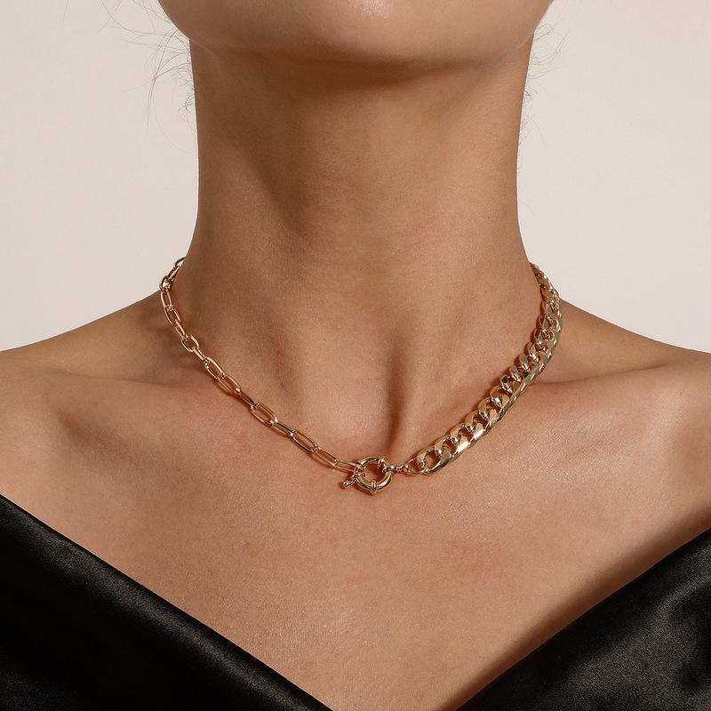 Pendant Necklaces Vintage Multilayer Asymmetric Choker Cuban Chain Necklace For Women Girl Punk Gold Silver Color Collar Fashion Jewelry Gif
Pendant Necklaces Vintage Multilayer Asymmetric Choker Cuban Chain Necklace For Women Girl Punk Gold Silver Color Collar Fashion Jewelry Gif