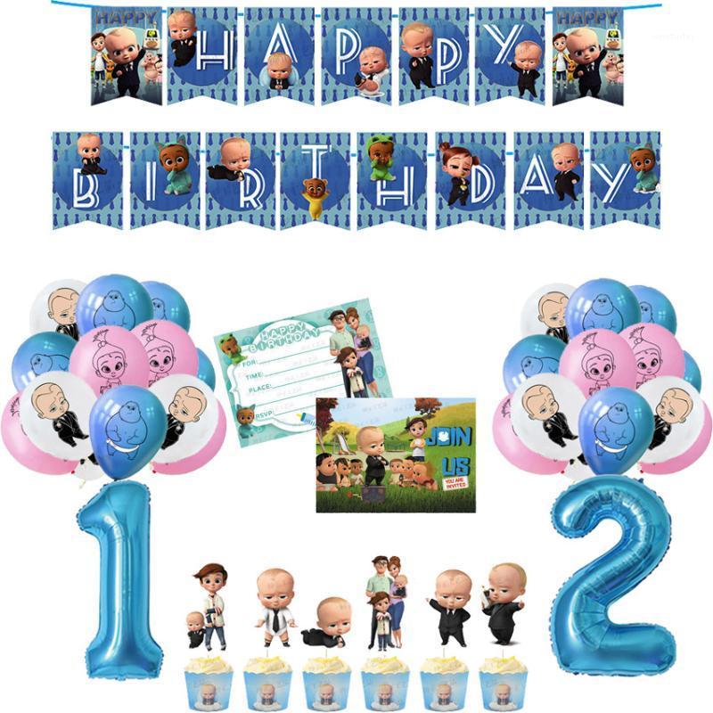 Party Decoration 1 Set Of Boss Baby Theme Happy Birthday Banner Cake Top Hat Latex Balloon Shower Boy Christmas Gift Globos
Party Decoration 1 Set Of Boss Baby Theme Happy Birthday Banner Cake Top Hat Latex Balloon Shower Boy Christmas Gift Globos