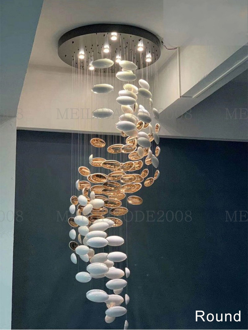 Custom Modern LED Glass Pendant Lamps Exhibition Beauty Club Hotel Lobby Banquet Hall Villas Stairs Sales Department Wedding Art Decorative
Custom Modern LED Glass Pendant Lamps Exhibition Beauty Club Hotel Lobby Banquet Hall Villas Stairs Sales Department Wedding Art Decorative