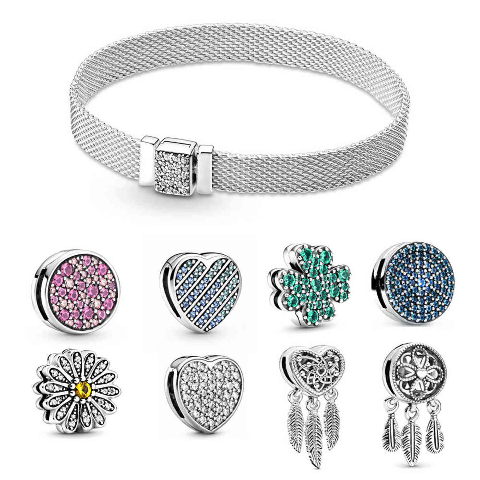 New Zircon S925 Silver Color Diy Bracelet Fit Original Reflexions Luxury Jewelry Gifts for Women
New Zircon S925 Silver Color Diy Bracelet Fit Original Reflexions Luxury Jewelry Gifts for Women