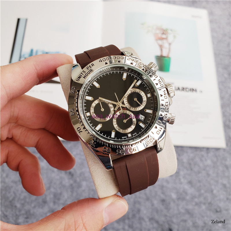 2021 Luxury Quartz Men's Watch Casual Calendar Male Wristwatch Business Rubber Strap Three Eyes Big Dial Dress Classic Clock3, Slivery;brown
2021 Luxury Quartz Men's Watch Casual Calendar Male Wristwatch Business Rubber Strap Three Eyes Big Dial Dress Classic Clock3, Slivery;brown