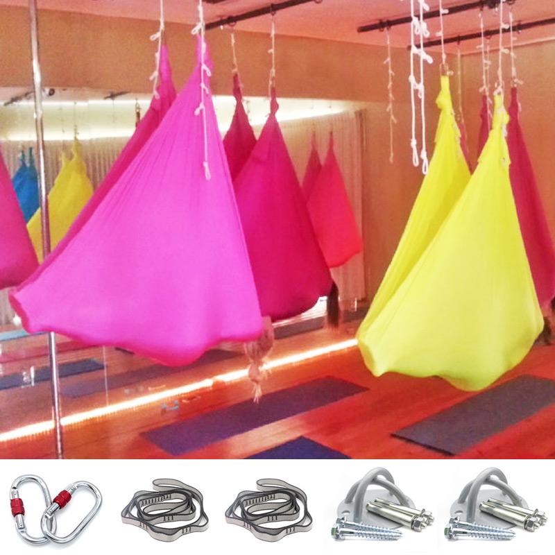 Yoga Hammock Set 4*2.8 Meters Anti Gravity Swing Aerial Inversion Ceiling Mount Full 20 Colors Resistance Bands
Yoga Hammock Set 4*2.8 Meters Anti Gravity Swing Aerial Inversion Ceiling Mount Full 20 Colors Resistance Bands