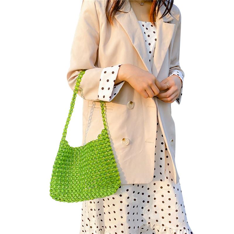 Duffel Bags Luxury Handbag Single-Shoulder Bag Women Handmade Beaded Totes Vintage Evening Clutch Wallet Banquet Party Coin Purse, Green
Duffel Bags Luxury Handbag Single-Shoulder Bag Women Handmade Beaded Totes Vintage Evening Clutch Wallet Banquet Party Coin Purse, Green
