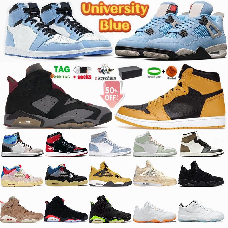 University Blue 1s 1 Mens Basketball Shoes OG Pollen Hyper Royal Prototype White Oreo 4 4s Sail Black Cat Jumpman 6 British Khaki Bordeaux 11 Womens Sneakers Trainers, 23
University Blue 1s 1 Mens Basketball Shoes OG Pollen Hyper Royal Prototype White Oreo 4 4s Sail Black Cat Jumpman 6 British Khaki Bordeaux 11 Womens Sneakers Trainers, 23