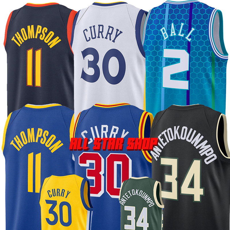 Giannis 34 Antetokounmpo Basketball Jerseys Stephen 30 Curry LaMelo 2 Ball Klay 11 Thompson Jersey, Men
Giannis 34 Antetokounmpo Basketball Jerseys Stephen 30 Curry LaMelo 2 Ball Klay 11 Thompson Jersey, Men