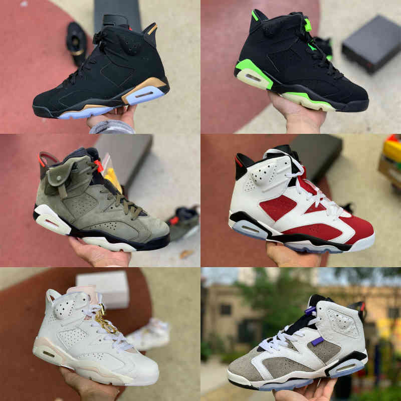 Top Quality Electric Green 6 6s Mens Basketball Shoes Carmine Travis Scotts DMP Black Flint Tinker Infrared 23 3m Reflective Sport Blue Trai
Top Quality Electric Green 6 6s Mens Basketball Shoes Carmine Travis Scotts DMP Black Flint Tinker Infrared 23 3m Reflective Sport Blue Trai