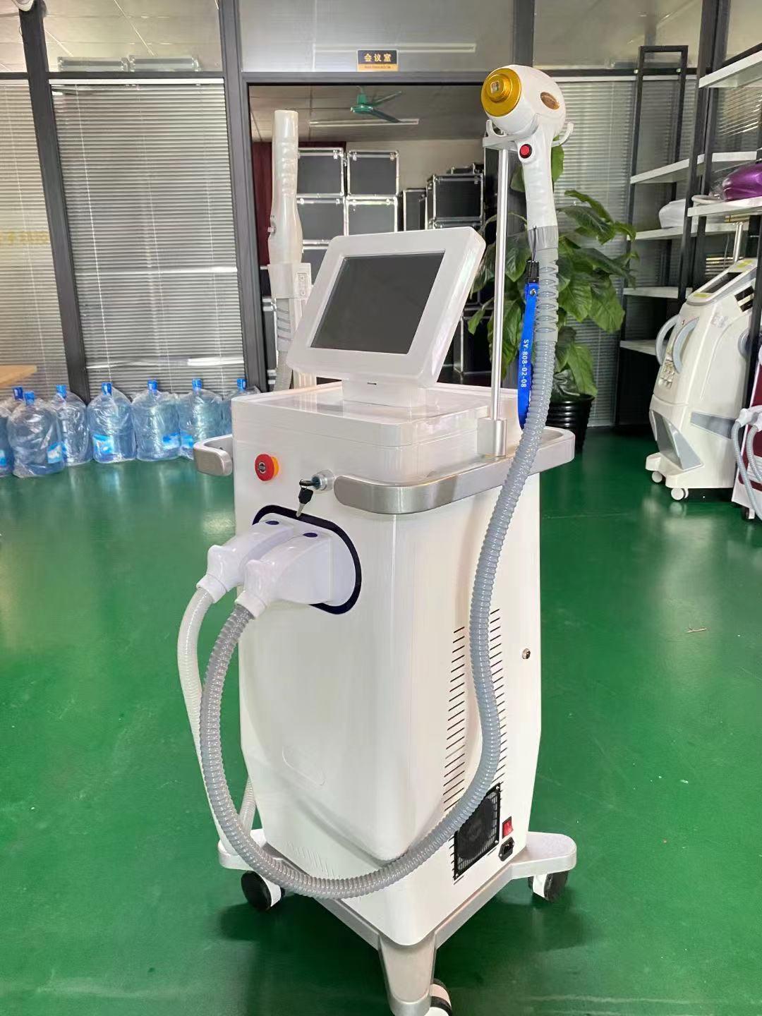 20211 Newest Beauty instrument freckle 808diode laser ipl Hair removal Equiment Machine Q-Swtich nd yag tattoo remove