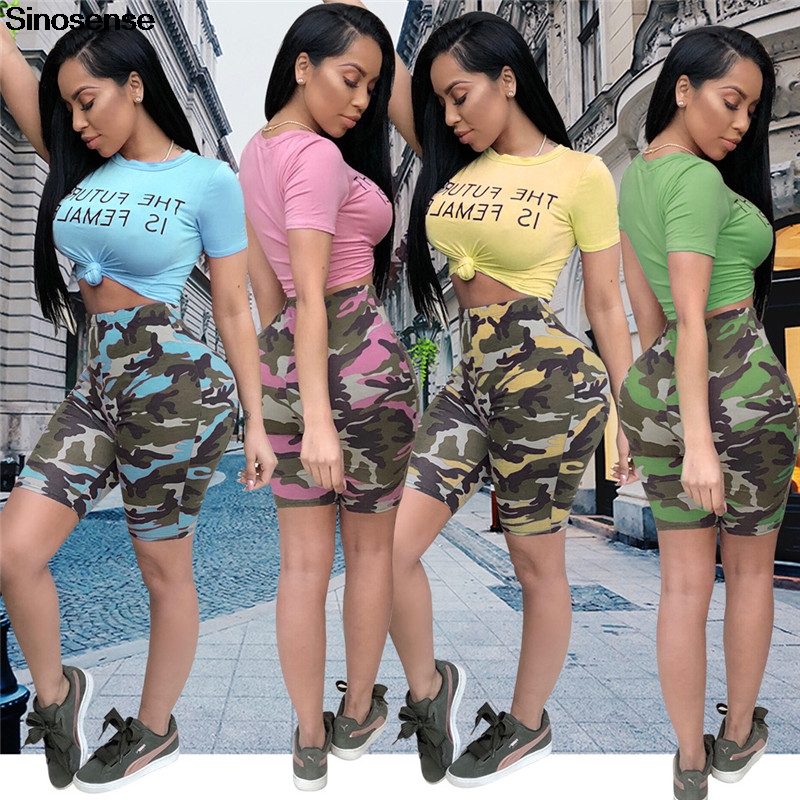 Womens Letter Camouflage Printed Bodycon Two Piece Set 2020 Crop Top+Bike Shorts Casual Sportswear Tracksuit 2 Piece Outfits, White
Womens Letter Camouflage Printed Bodycon Two Piece Set 2020 Crop Top+Bike Shorts Casual Sportswear Tracksuit 2 Piece Outfits, White