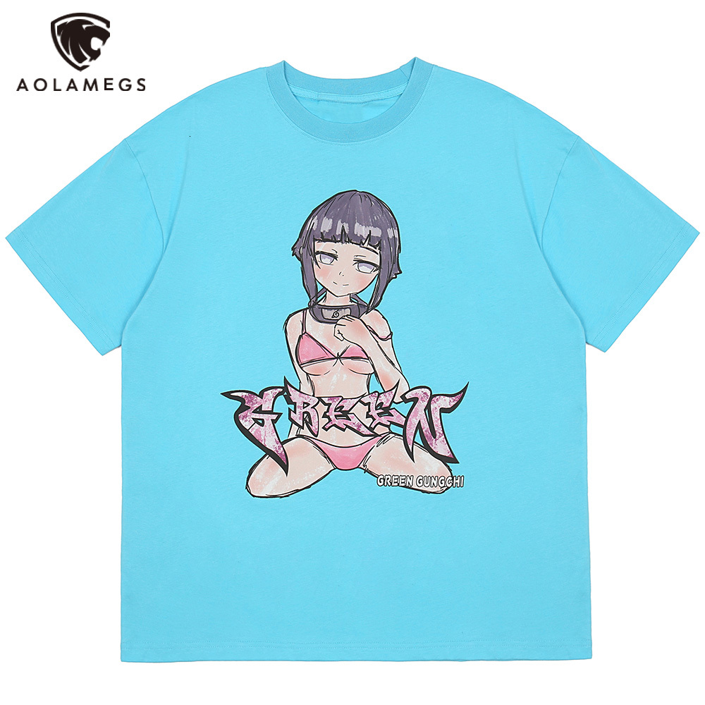 Men's Polos Japanese Aolamegs manga printed girl anime Loose man T-shirt high street harajuku college otaku t topos Summer streetwear, Black
Men's Polos Japanese Aolamegs manga printed girl anime Loose man T-shirt high street harajuku college otaku t topos Summer streetwear, Black