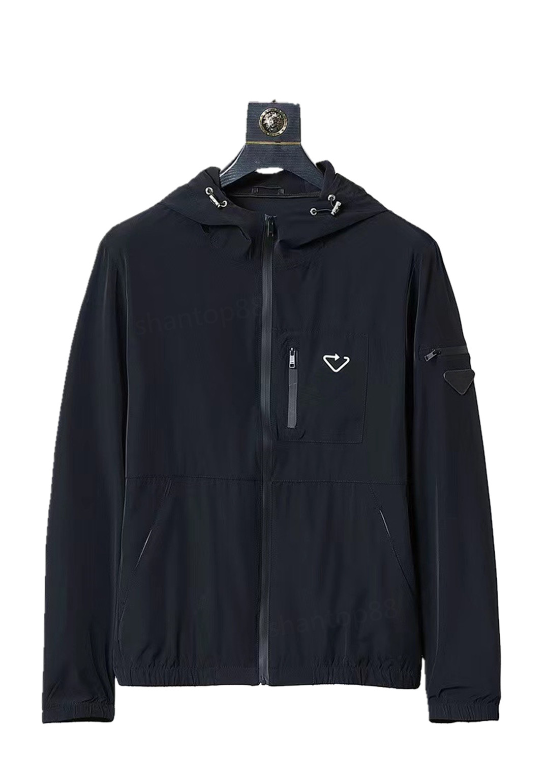 Designer Prad high quality zipper hooded collar windbreaker jacket metal triangle nameplate men and women all-match fashion budge M-3XL, Bag
Designer Prad high quality zipper hooded collar windbreaker jacket metal triangle nameplate men and women all-match fashion budge M-3XL, Bag