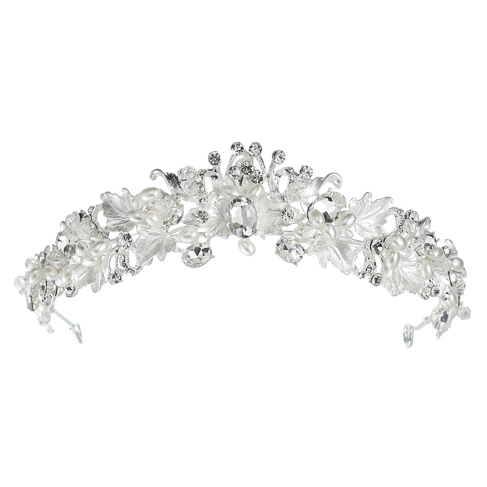 Handmade Crystal Wedding Hair Accessories Rhinestone Tiara Bridal Headband Crowns Headpiece Clear Pearls For Evening Party
Handmade Crystal Wedding Hair Accessories Rhinestone Tiara Bridal Headband Crowns Headpiece Clear Pearls For Evening Party