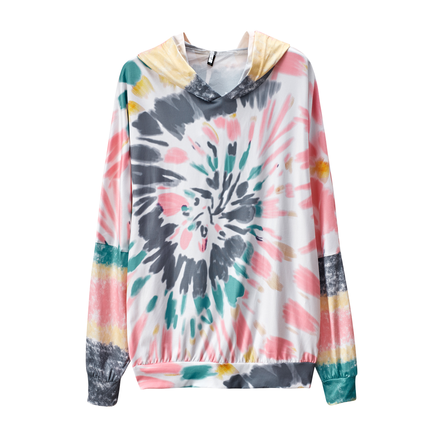 Women's Hoodies Sweatshirts Autumn 2022 European and American tie-dye printing hooded long-sleeved sweater