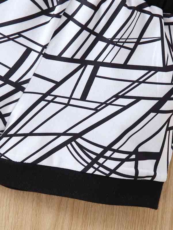 Baby Letter Graphic Tee With Shorts SHE