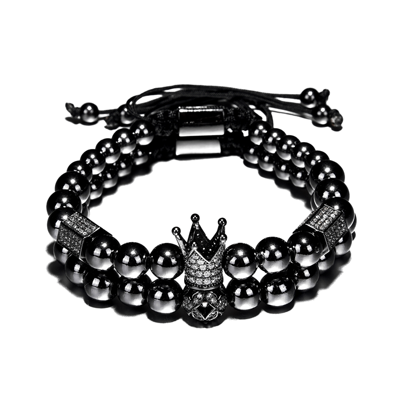 2pcs/set luxury crown bracelet pave cubic zirconia starlight ball charms copper beads men bangles for men jewelry drop shippingbracelets, Golden;silver
2pcs/set luxury crown bracelet pave cubic zirconia starlight ball charms copper beads men bangles for men jewelry drop shippingbracelets, Golden;silver