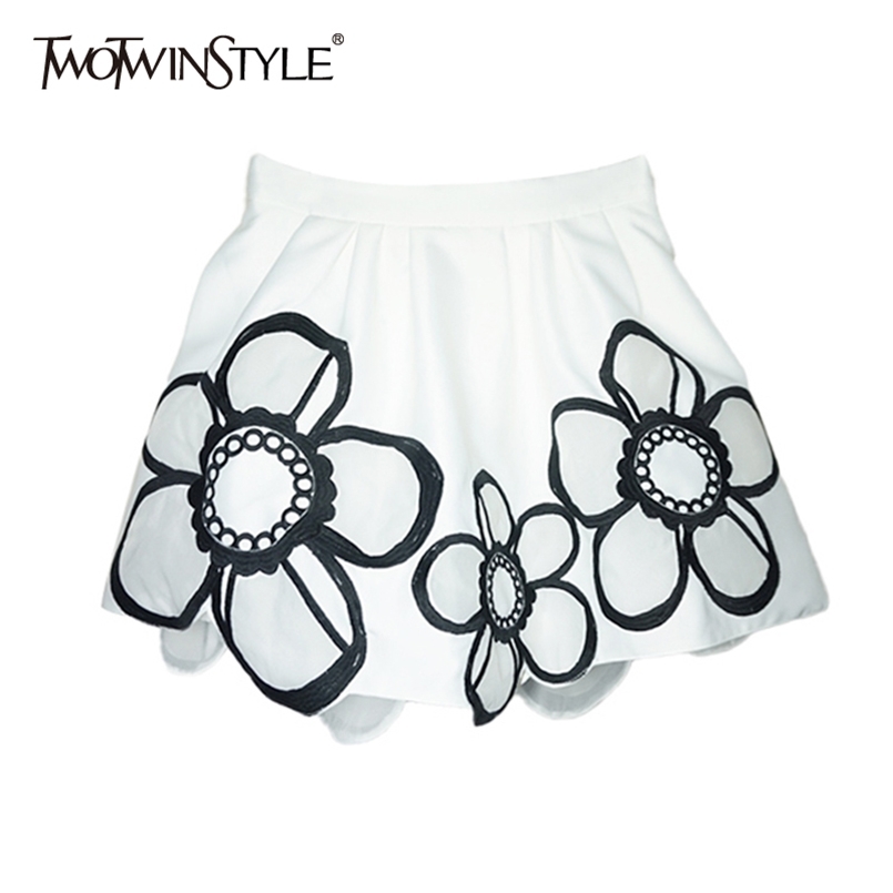 Casual Embroidery Floral Skirt For Women High Waist Vintage A Line Mini Skirts Female Summer Fashion Style 210521, Black
Casual Embroidery Floral Skirt For Women High Waist Vintage A Line Mini Skirts Female Summer Fashion Style 210521, Black