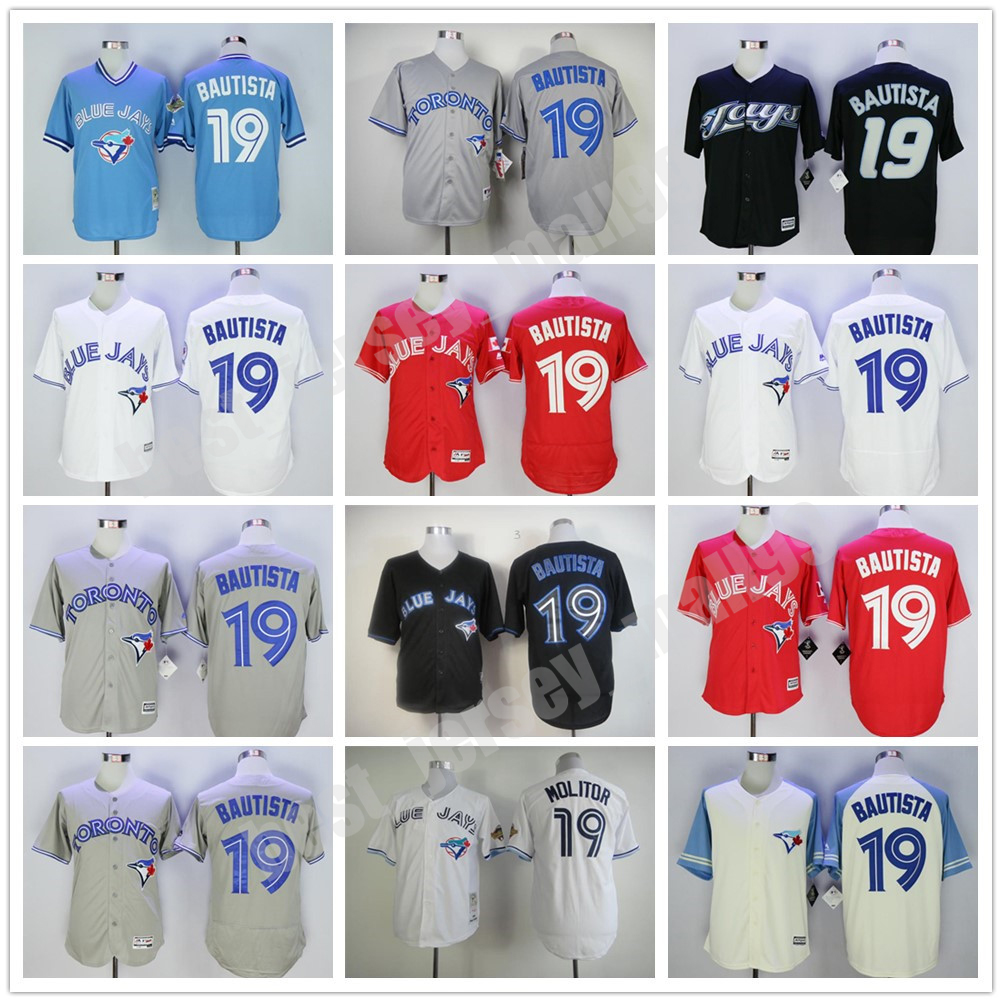Men Retire 1993 Vintage 19 Jose Bautista Baseball Jersey Pullover Flexbase Cool Base All Stitching Team Color Red White Blue Grey Black, Blue;black
Men Retire 1993 Vintage 19 Jose Bautista Baseball Jersey Pullover Flexbase Cool Base All Stitching Team Color Red White Blue Grey Black, Blue;black