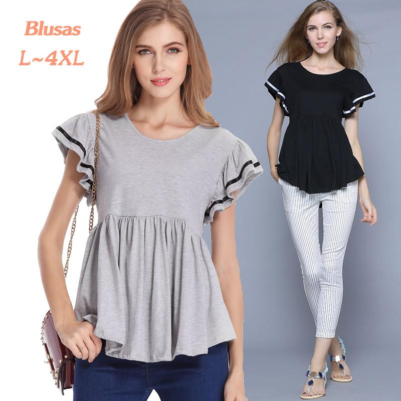 Women's Blouses & Shirts Fashion 2021 Brand Feminine Blouse Plus Size Women Clothing Cotton Pleated Splice Tops Butterfly Sleeve Female Shir, Black
Women's Blouses & Shirts Fashion 2021 Brand Feminine Blouse Plus Size Women Clothing Cotton Pleated Splice Tops Butterfly Sleeve Female Shir, Black