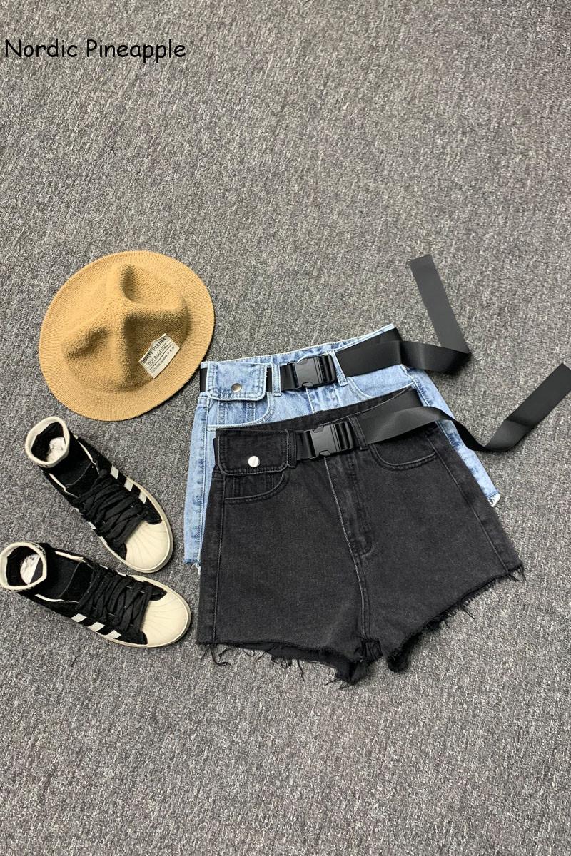 High-waisted Shorts For Women 2021, The Women's Loose-fitting And Slim-looking A-line Including Waistband