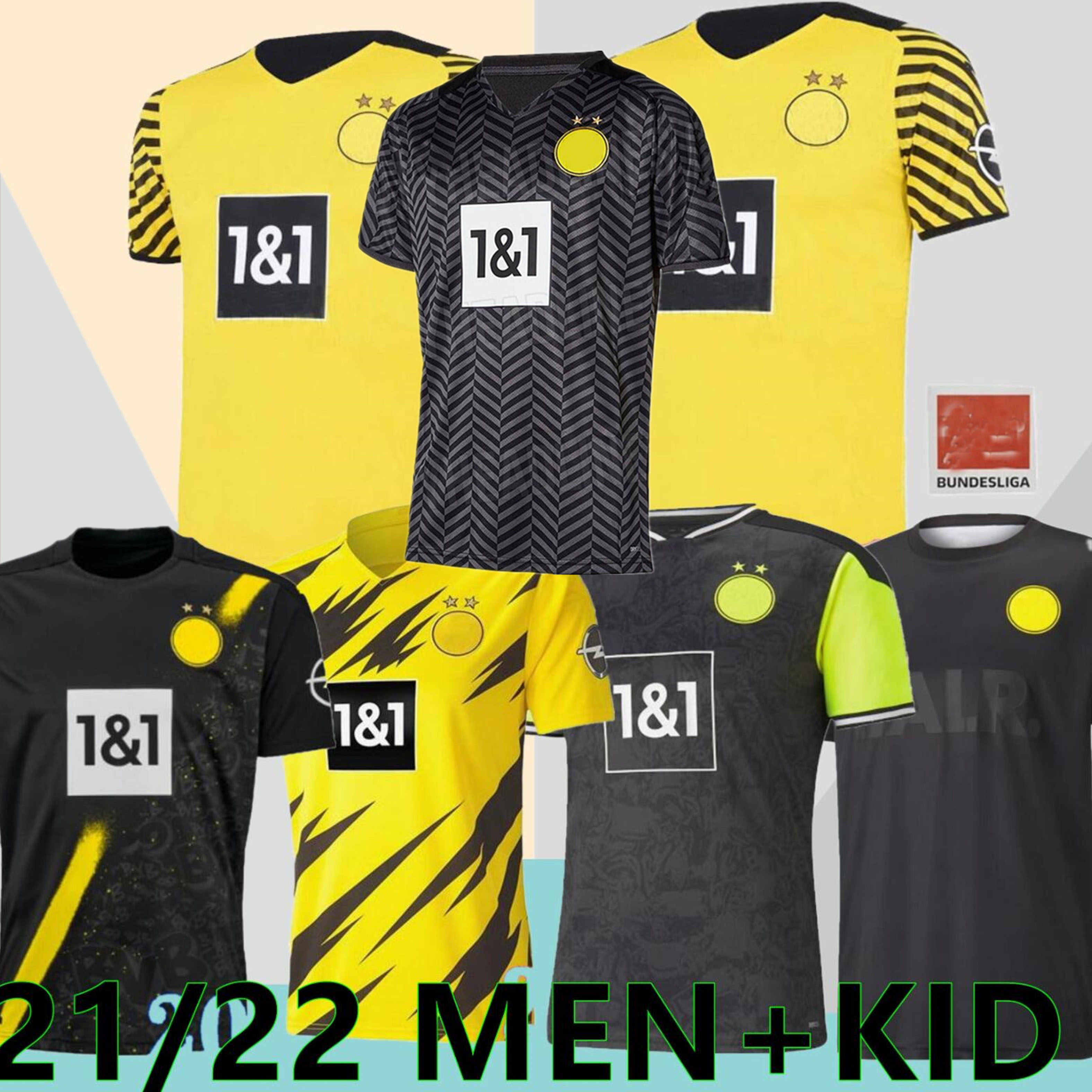 2122 soccer jersey Borussia 21 22 fourth 4th 2021 2022 football shirt HAALAND REUS NEONGELB BELLINGHAM SANCHO HUMMELS BRANDT men + kids kit maillot de foot, Black
2122 soccer jersey Borussia 21 22 fourth 4th 2021 2022 football shirt HAALAND REUS NEONGELB BELLINGHAM SANCHO HUMMELS BRANDT men + kids kit maillot de foot, Black