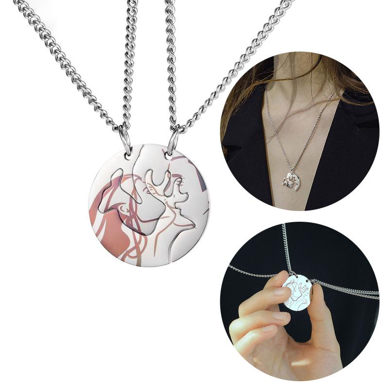 Pendant Necklaces 2021 S Fashion Ladies Accessories Valentine's Day Gift Titanium Stainless Steel Antler Puzzle Couple Necklace Decorative, Silver
Pendant Necklaces 2021 S Fashion Ladies Accessories Valentine's Day Gift Titanium Stainless Steel Antler Puzzle Couple Necklace Decorative, Silver