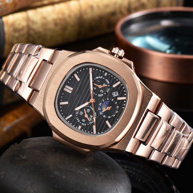 Wristwatch Mens Steel Band Square Quartz Watch Fashion Watch Stainless Steel Strap Multifunction Dial Calendar Copper Silver Gold, Slivery;brown
Wristwatch Mens Steel Band Square Quartz Watch Fashion Watch Stainless Steel Strap Multifunction Dial Calendar Copper Silver Gold, Slivery;brown