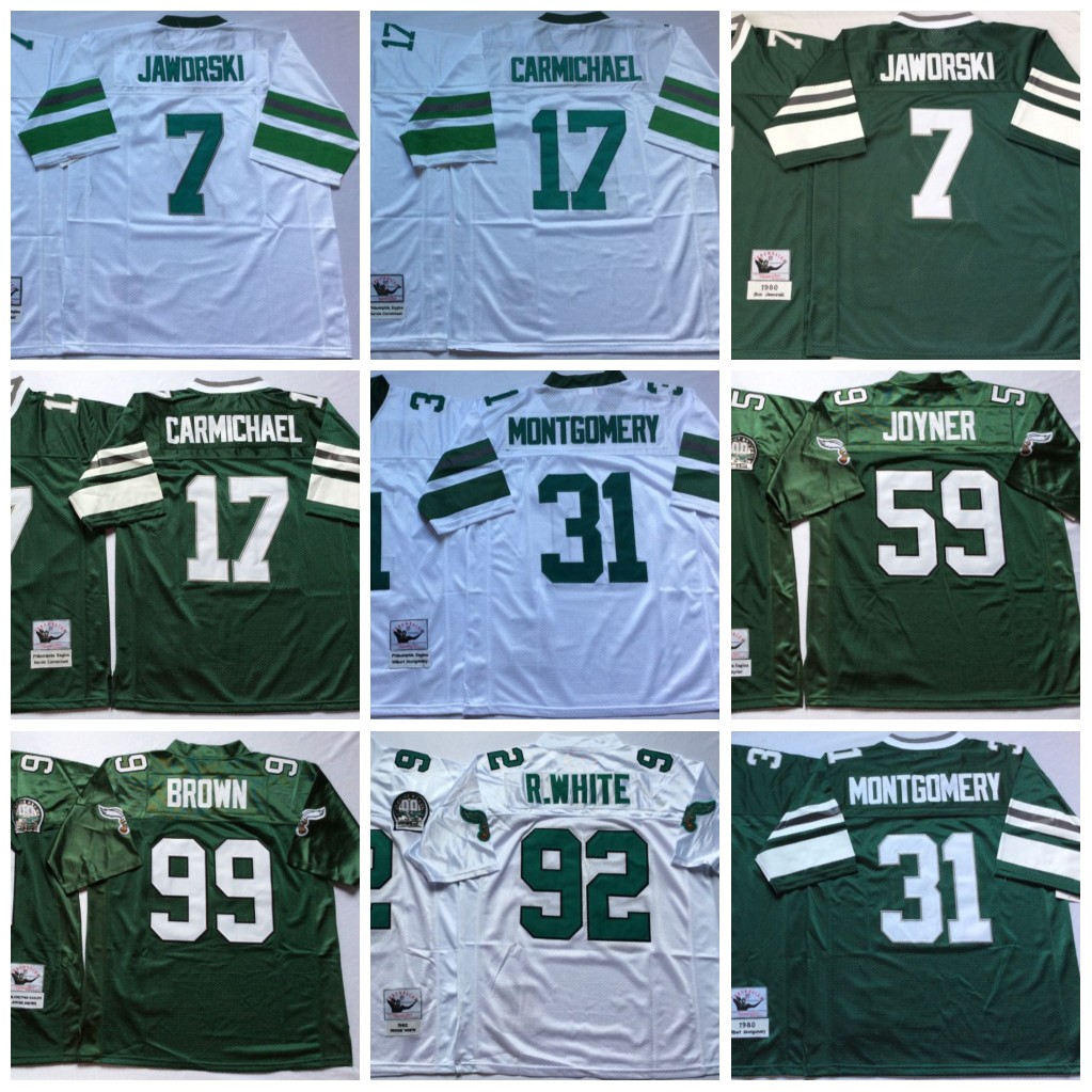 NCAA Football Reggie White Randall Cunningham Jerseys Jerome Borwn Wilbert Montgomery Harold Carmichael Ron Jaworski Joyner Vintage Man
NCAA Football Reggie White Randall Cunningham Jerseys Jerome Borwn Wilbert Montgomery Harold Carmichael Ron Jaworski Joyner Vintage Man