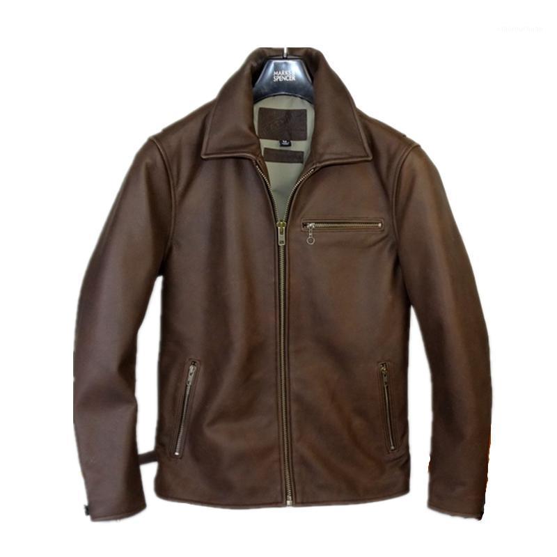 Men' Leather & Faux 2021 Retro Brown American Style Men Casual Jacket Plus Size XXXL Genuine Cowhide Autumn Slim Fit Natural Coat
Men' Leather & Faux 2021 Retro Brown American Style Men Casual Jacket Plus Size XXXL Genuine Cowhide Autumn Slim Fit Natural Coat
