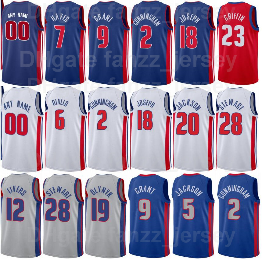 Screen Printed Basketball Cade Cunningham Jersey 2 Jerami Grant 9 Killian Hayes 7 Saddiq Bey 41 Cory Joseph 18 Hamidou Diallo 6 Team Blue White Red Grey Men Women Kids
Screen Printed Basketball Cade Cunningham Jersey 2 Jerami Grant 9 Killian Hayes 7 Saddiq Bey 41 Cory Joseph 18 Hamidou Diallo 6 Team Blue White Red Grey Men Women Kids