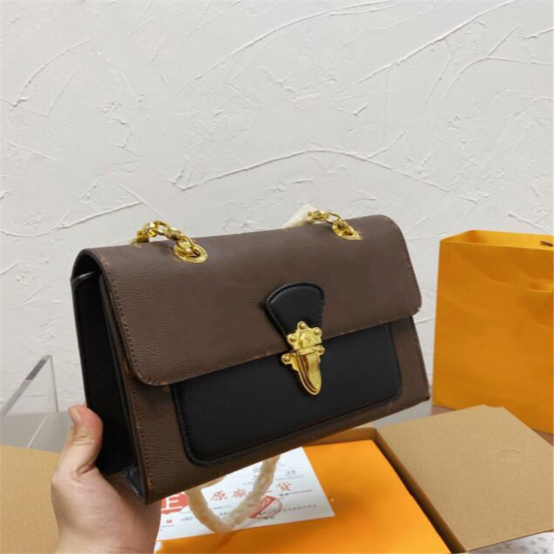 Ladies Printed Chain Bag High Quality 2021 Luxury Designer Bag Handbag Fashion Retro Shoulder Bag Classic Gold Hardware Locking Crossbody Wallet, Black
Ladies Printed Chain Bag High Quality 2021 Luxury Designer Bag Handbag Fashion Retro Shoulder Bag Classic Gold Hardware Locking Crossbody Wallet, Black