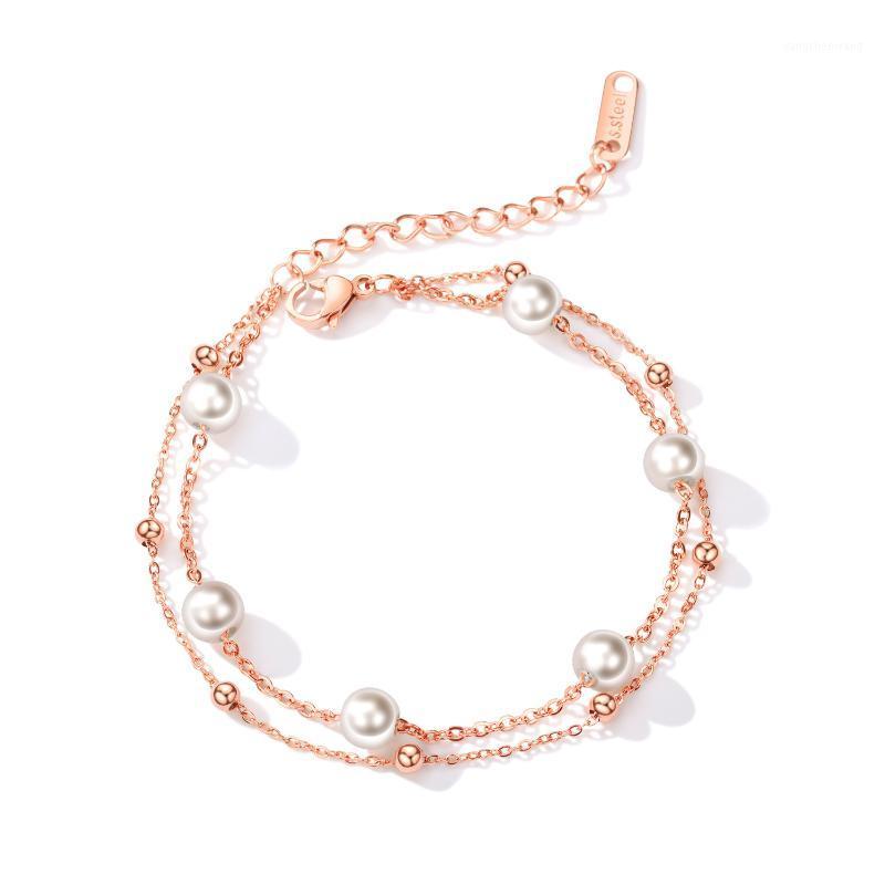 Pearl Bracelet Han Edition Contracted Rose Gold Layers Act The Role Ofing Is Tasted Sweet Birthday Gift Titanium Steel Bangle
Pearl Bracelet Han Edition Contracted Rose Gold Layers Act The Role Ofing Is Tasted Sweet Birthday Gift Titanium Steel Bangle