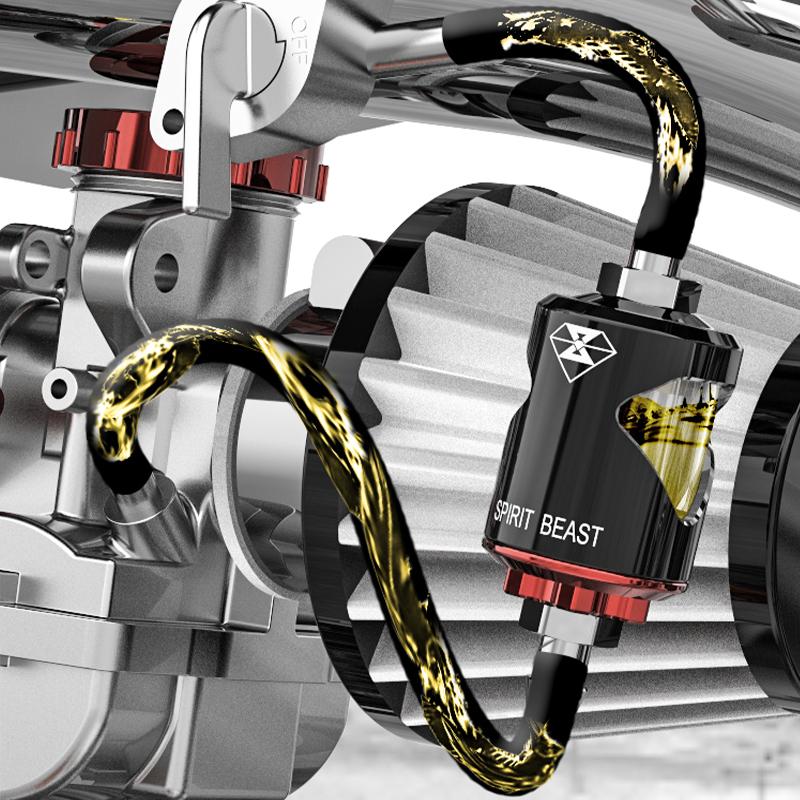 Parts Spirit Beast High Performance Fuel Filter, For Below 600cc Motorcycles Street Bike,Universal 1/4" Metal Gas Inline Filters
Parts Spirit Beast High Performance Fuel Filter, For Below 600cc Motorcycles Street Bike,Universal 1/4" Metal Gas Inline Filters