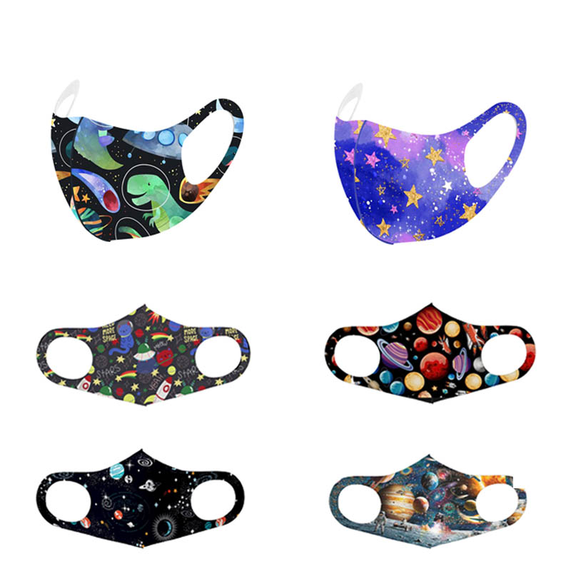 kid face mask starry sky Silk Masks Black planets pattern Anti-Dust breathable Protective creative facemask girls boys Wearing washable
kid face mask starry sky Silk Masks Black planets pattern Anti-Dust breathable Protective creative facemask girls boys Wearing washable