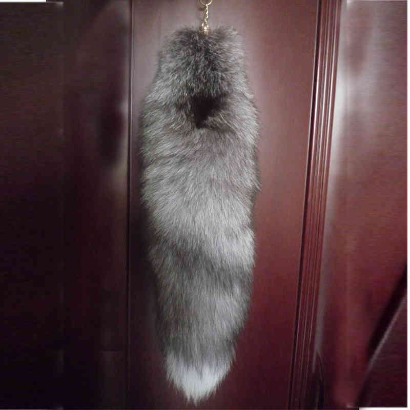 Big Fur tail keychain women men Handbag Accessories girls Bag Charm Tail keychain Fox Fur Tail Furry Charm for Bag A83 210409