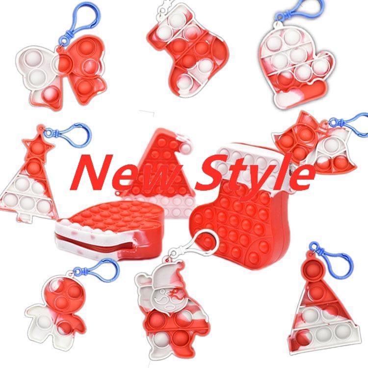 Sensory Toy Decompression Toys Push its Pops Fidget Christmas Series Children Bubble Music Keychain Santa Claus Gingerbread Man Tree Butterfly
Sensory Toy Decompression Toys Push its Pops Fidget Christmas Series Children Bubble Music Keychain Santa Claus Gingerbread Man Tree Butterfly