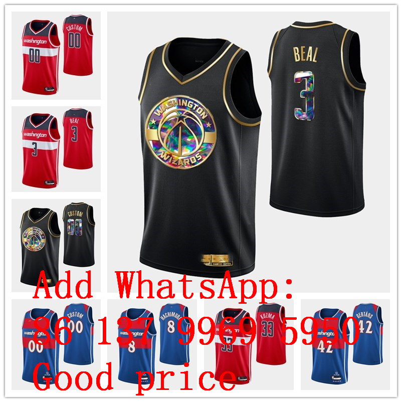 Custom Washington' Men women youth Wizards' 3 Bradley Beal 42 Davis' Bertans 8 Rui Hachimura 4 Aaron Holiday Golden Edition 2021-22 75th Anniversary red Jersey
Custom Washington' Men women youth Wizards' 3 Bradley Beal 42 Davis' Bertans 8 Rui Hachimura 4 Aaron Holiday Golden Edition 2021-22 75th Anniversary red Jersey