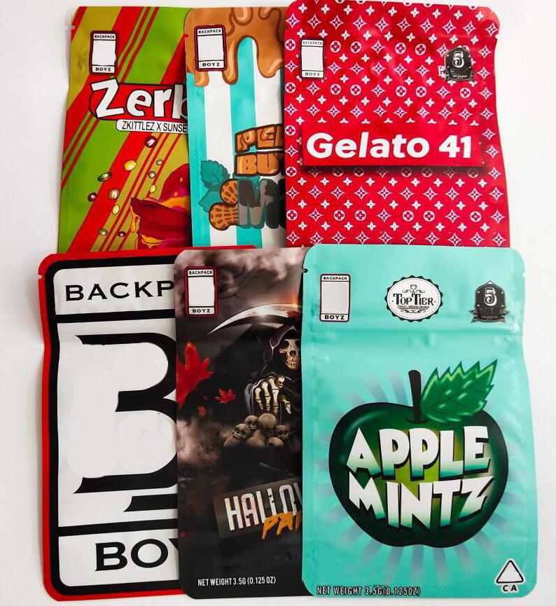 BACKPACKBOYZ 3.5g smell proof mylar bags resealable baggies backpack boyz BISCOTTI GELATO 41 GUARANA BILLY KIMBER ZERBERT GELATTI 5POINT.LA
BACKPACKBOYZ 3.5g smell proof mylar bags resealable baggies backpack boyz BISCOTTI GELATO 41 GUARANA BILLY KIMBER ZERBERT GELATTI 5POINT.LA
